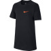 Теннисная футболка NIKE B NSW TEE EMB SWOOSH BK