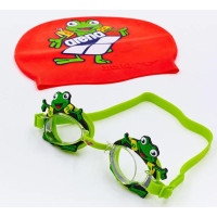 Набор для плавания детский очки и шапочка ARENA J WORLD Набор для плавания детский очки и шапочка ARENA J WORLD