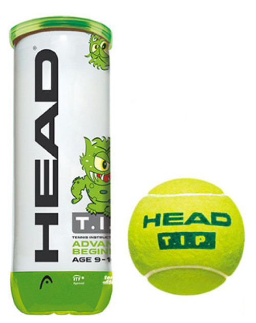 Теннисные мячи HEAD TIP green 3B  1 банка