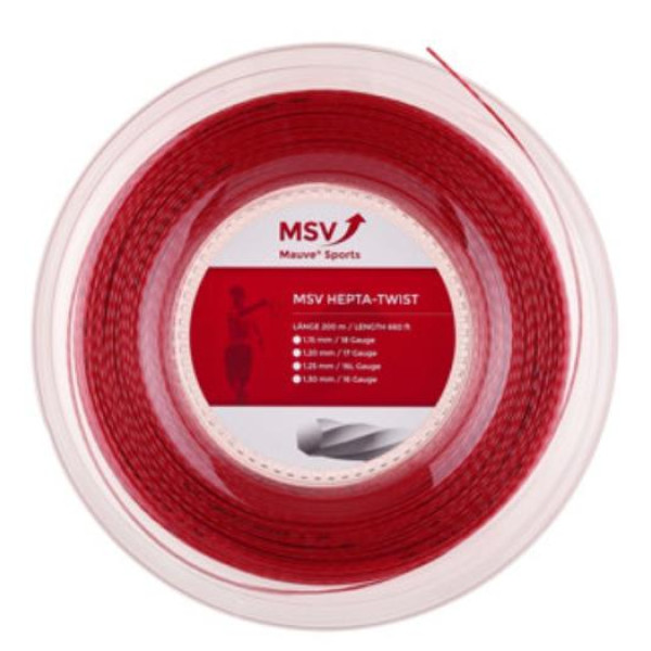 Тенісні струни Msv Hepta Twist (бобіна 200m) Тенісні струни Msv Hepta Twist (бобіна 200m)