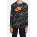 Теннисная толстовка NIKE B NSW LS TEE CAMO AOP FUTURA