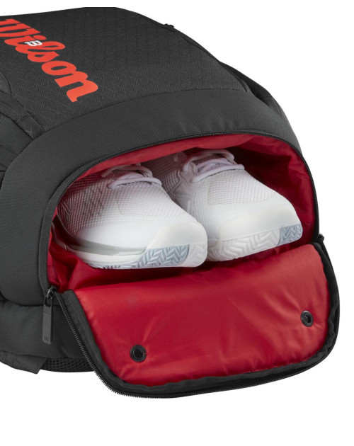 Тенісний рюкзак WILSON CLASH V3 BACKPACK BLACK/Infrared