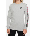 Теннисная толстовка NIKE B NSW LS TEE TAPE