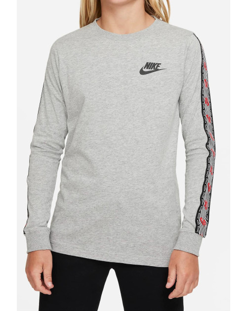 Теннисная толстовка NIKE B NSW LS TEE TAPE