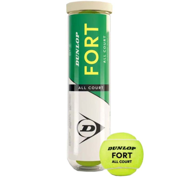 Теннисные мячи Dunlop Fort*4 TS AC NEW 1 банка Теннисные мячи Dunlop Fort*4 TS AC NEW 1 банка