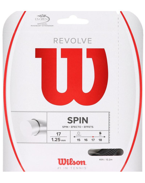 Тенісні струни WILSON REVOLVE 17BLACK