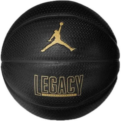 Баскетбольний м'яч JORDAN LEGACY 2.0 8P DEFLATED BLACK/BLACK/BLACK/METALLIC GOLD 07