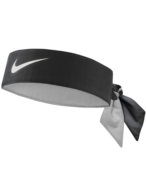Повязка на голову (налобник) NIKE TENNIS PREMIER HEAD TIE BLACK/WHITE OSFM