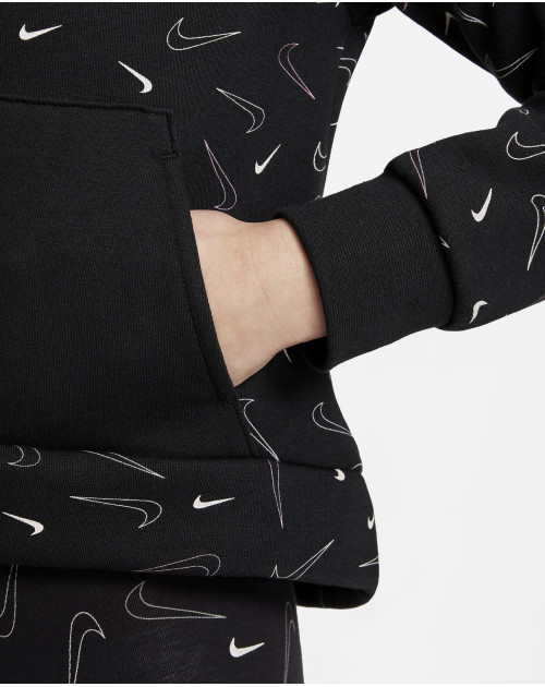 Теннисная толстовка NIKE G NSW FLC AOP HOODIE