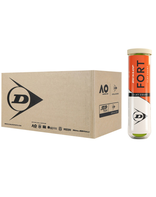 Теннисные мячи Dunlop Fort Clay*72 1 ящ