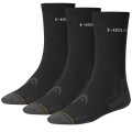Носки теннисные HEAD 3P PERFORMANCE CREW 200 BK