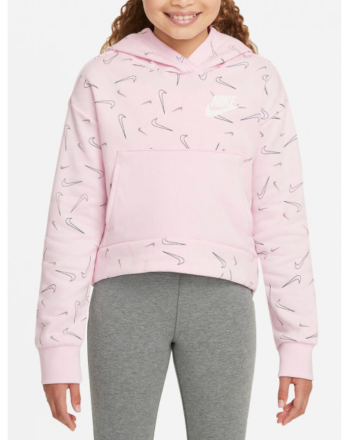 Теннисная толстовка NIKE G NSW FLC AOP HOODIE