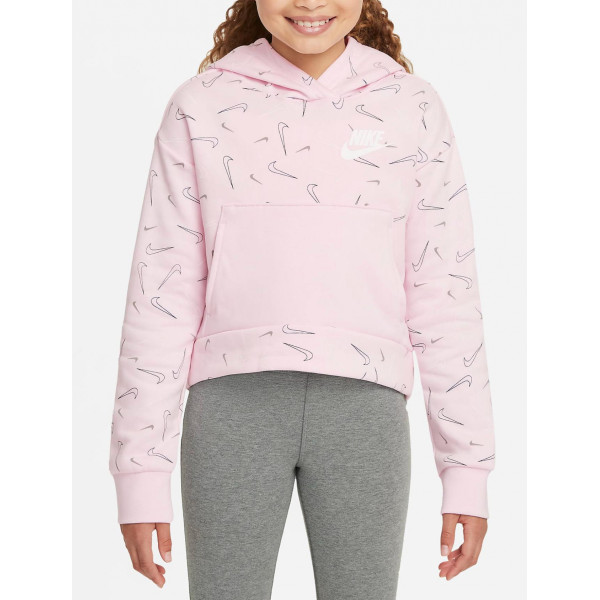 Теннисная толстовка NIKE G NSW FLC AOP HOODIE Теннисная толстовка NIKE G NSW FLC AOP HOODIE
