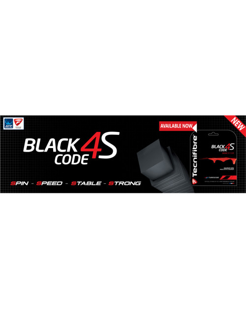 Тенісна струна Tecnifibre Black Code 4S (бобіна 200м)