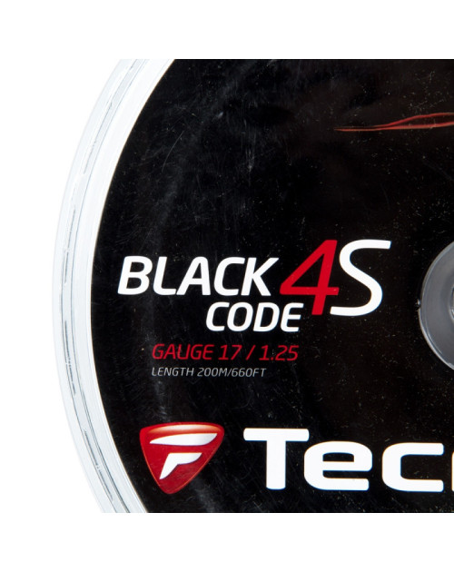 Тенісна струна Tecnifibre Black Code 4S (бобіна 200м)