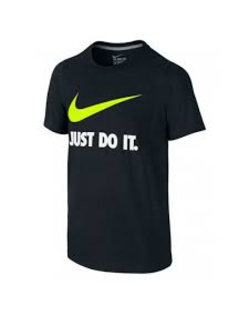 Теннисная футболка NIKE B JDI SWOOSH TEE YTH BLACK