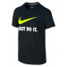 Теннисная футболка NIKE B JDI SWOOSH TEE YTH BLACK