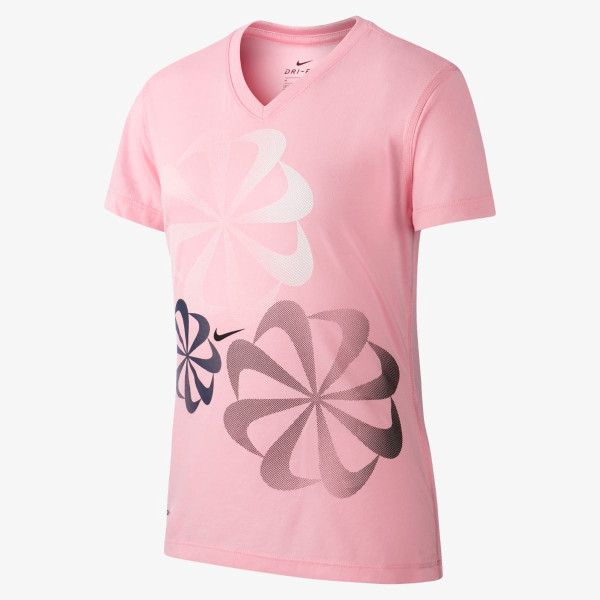 Теннисная футболка NIKE G NK DRY LEG TEE V SWOOSH Теннисная футболка NIKE G NK DRY LEG TEE V SWOOSH