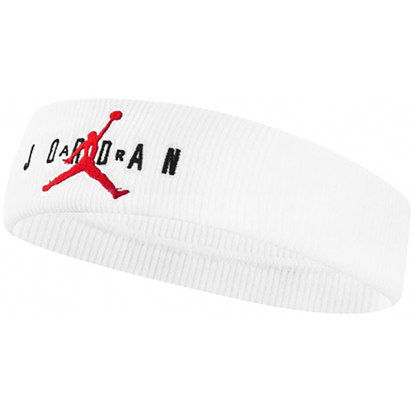 Пов'язка JORDAN JUMPMAN TERRY HEADBAND WHITE/GYM RED OSFM Пов'язка JORDAN JUMPMAN TERRY HEADBAND WHITE/GYM RED OSFM