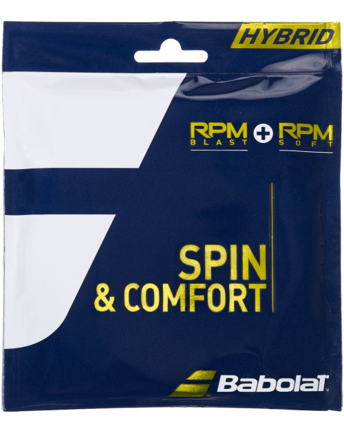 Тенісні струни Babolat Hyb Rpm Blast 125 + Rpm Soft 130 12 м