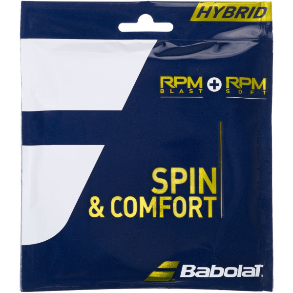 Тенісні струни Babolat Hyb Rpm Blast 125 + Rpm Soft 130 12 м Тенісні струни Babolat Hyb Rpm Blast 125 + Rpm Soft 130 12 м