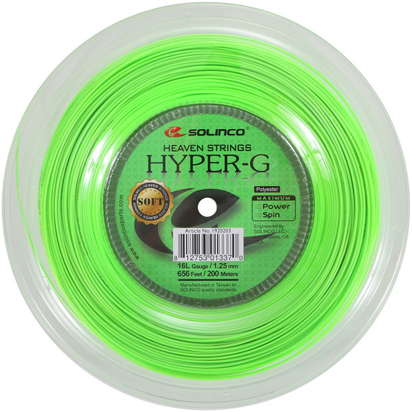 Тенісна струна Solinco Hyper G Soft (бобіна 200м) Тенісна струна Solinco Hyper G Soft (бобіна 200м)