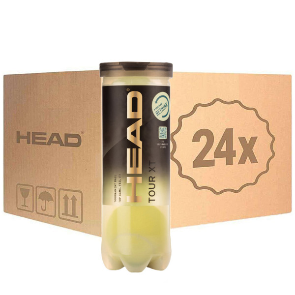 Тенісні м'ячі Head Tour XT*3 1 ящ Тенісні м'ячі Head Tour XT*3 1 ящ