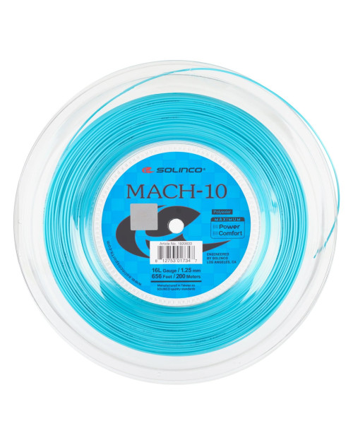 Теннисные струны Solinco MACH-10 200m 1.25 BL 