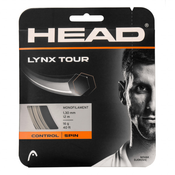 Тенісні струни Head Lynx TOUR 12m Grey Тенісні струни Head Lynx TOUR 12m Grey