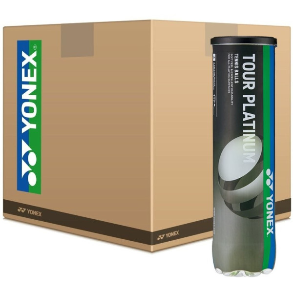М'ячі для тенісу Yonex Tour Platinum (4B) 1 ящ М'ячі для тенісу Yonex Tour Platinum (4B) 1 ящ