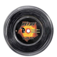 Теннисные струны Pro's Pro Black Out 1.24bk (бобина 200м)