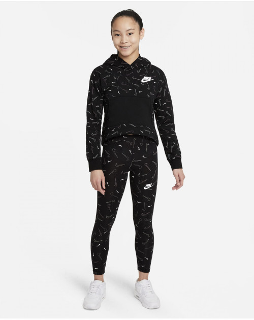 Теннисная толстовка NIKE G NSW FLC AOP HOODIE