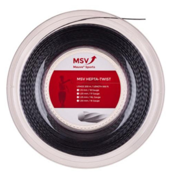 Тенісні струни Msv Hepta-Twist (бобіна 200m) Тенісні струни Msv Hepta-Twist (бобіна 200m)
