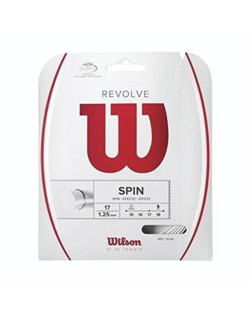 Теннисные струны WILSON REVOLVE SPIN 17WH