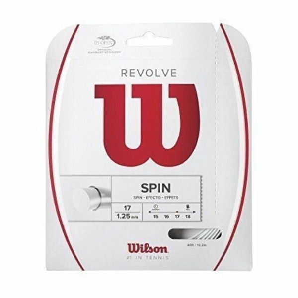 Теннисные струны WILSON REVOLVE SPIN 17WH