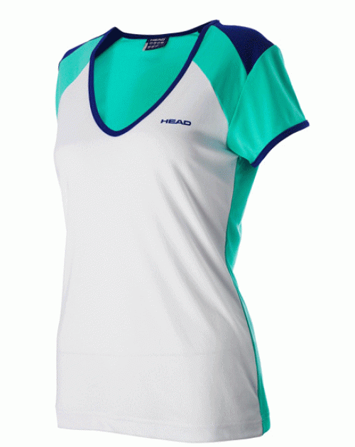 Теннисная футболка Head Victoria T-Shirt V-neck