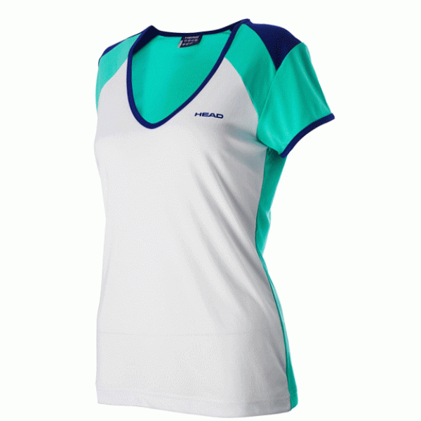 Теннисная футболка Head Victoria T-Shirt V-neck Теннисная футболка Head Victoria T-Shirt V-neck