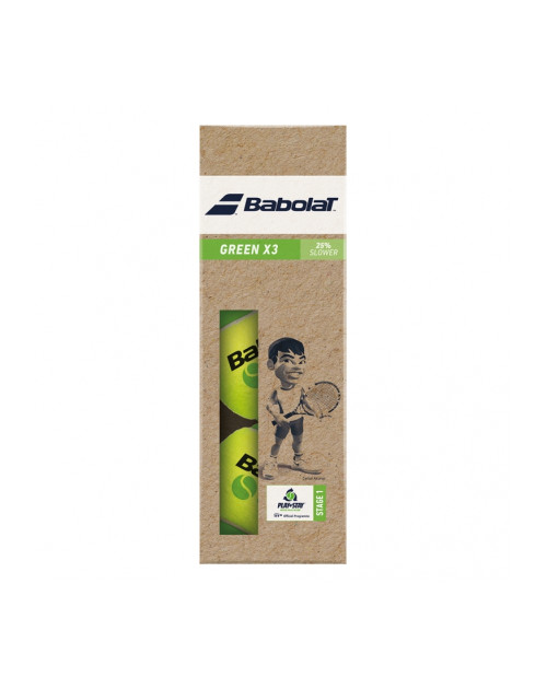 Теннисные мячи Babolat  Green*3 -25% 1 банка