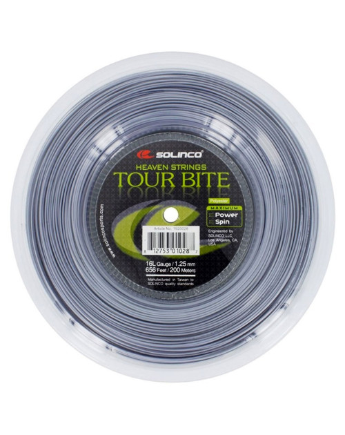 Теннисные струны Solinco Tour Bite 1,3 (бобина 200м)