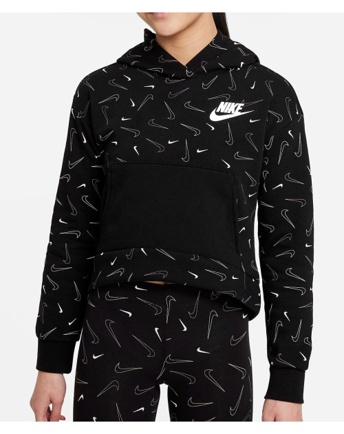 Теннисная толстовка NIKE G NSW FLC AOP HOODIE