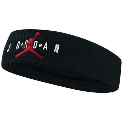 Пов'язка JORDAN JUMPMAN TERRY HEADBAND BLACK/GYM RED OSFM
