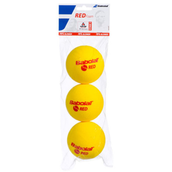 Тенісні м'ячі Babolat Foam Red 3 м'ячі Тенісні м'ячі Babolat Foam Red 3 м'ячі