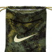 Рюкзак-мішок Nike NK BRSLA DRWSTG 9.5 CAMO AOP 18L хакі, чорний Уні 36x51х5 см