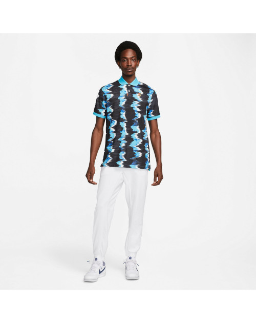 Теннисное поло Nike Df Polo PRNTD Slim