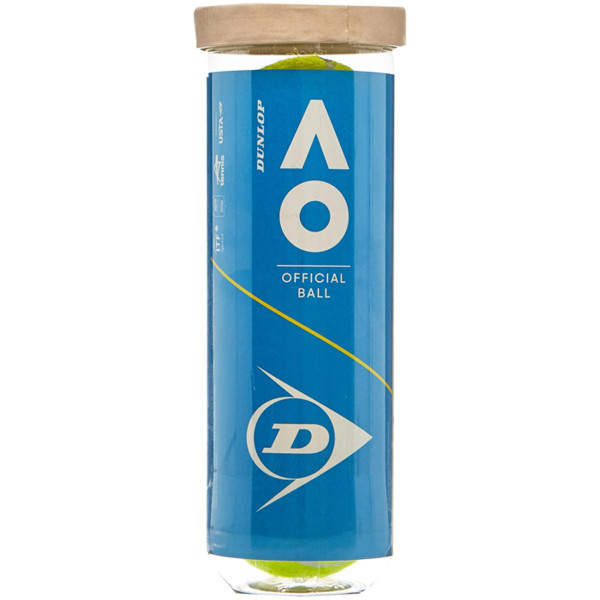 Теннисные мячи Dunlop AUSTRALIAN OPEN*3 NEW 1 банка Теннисные мячи Dunlop AUSTRALIAN OPEN*3 NEW 1 банка