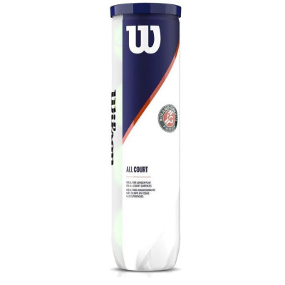 Тенісні м'ячі WILSON ROLAND GARROS ALL COURT *4 Тенісні м'ячі WILSON ROLAND GARROS ALL COURT *4