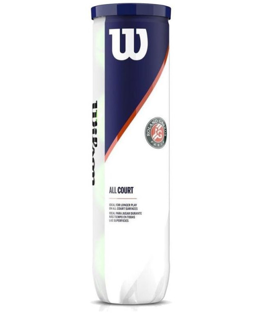 Теннисные мячи WILSON ROLAND GARROS ALL COURT *4