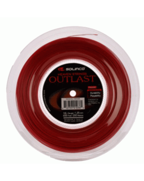 Теннисные струны Solinco Outlast 1,25 (бобина 200м)