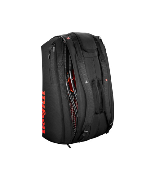 Тенісний чохол WILSON CLASH V3 15PK RACQUET BAG BLACK/Infrared