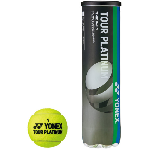 М'ячі для тенісу Yonex Tour Platinum (4B) 1 банка М'ячі для тенісу Yonex Tour Platinum (4B) 1 банка